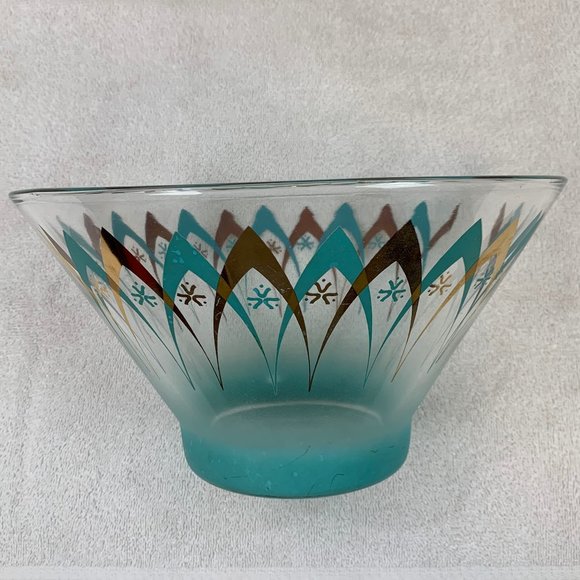 Unknown Other - Vintage Retro Salad Bowl 10.5" Mid-Century Modern